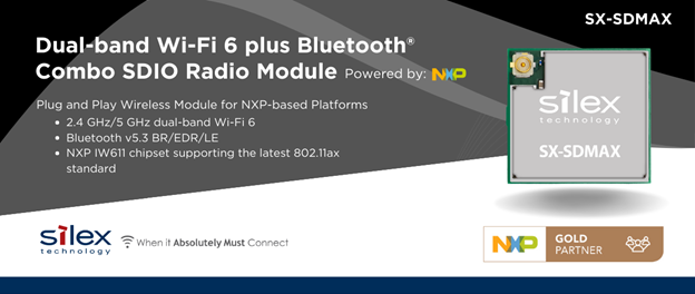 SX-SDMAX wi-fi 6 bluetooth combo module
