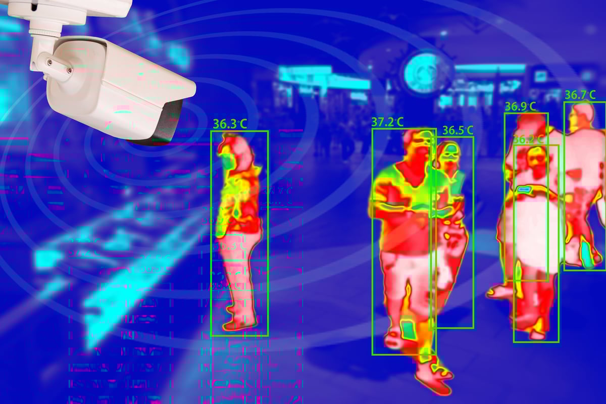 Thermal camera installation into wireless network